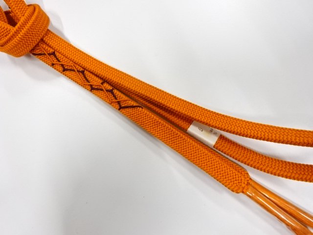 未使用品　正絹　手組帯締め